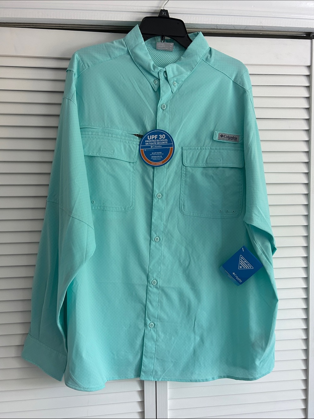 Columbia midway bay 3.0 woven long sleeve XL NWT